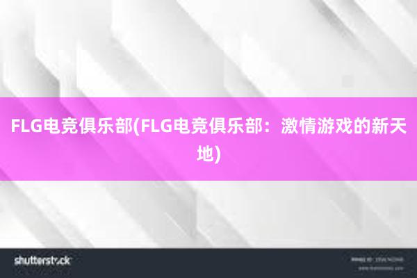 FLG电竞俱乐部(FLG电竞俱乐部：激情游戏的新天地)