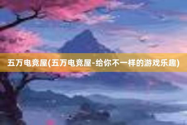 五万电竞屋(五万电竞屋-给你不一样的游戏乐趣)