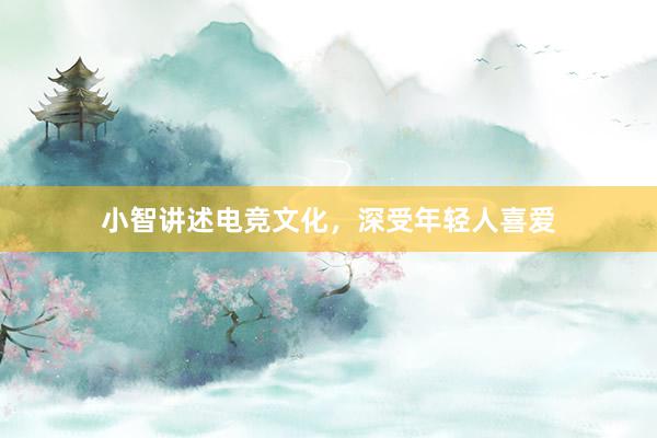 小智讲述电竞文化，深受年轻人喜爱